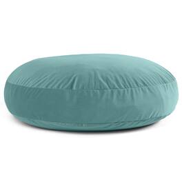 Jaxx - 6 Foot Cocoon - 2-in-1 Convertible Bean Bag Bed & Large Bean Bag Chair for Adults, Premium Lush Velvet - Turquoise - Lush Velvet Turquoise