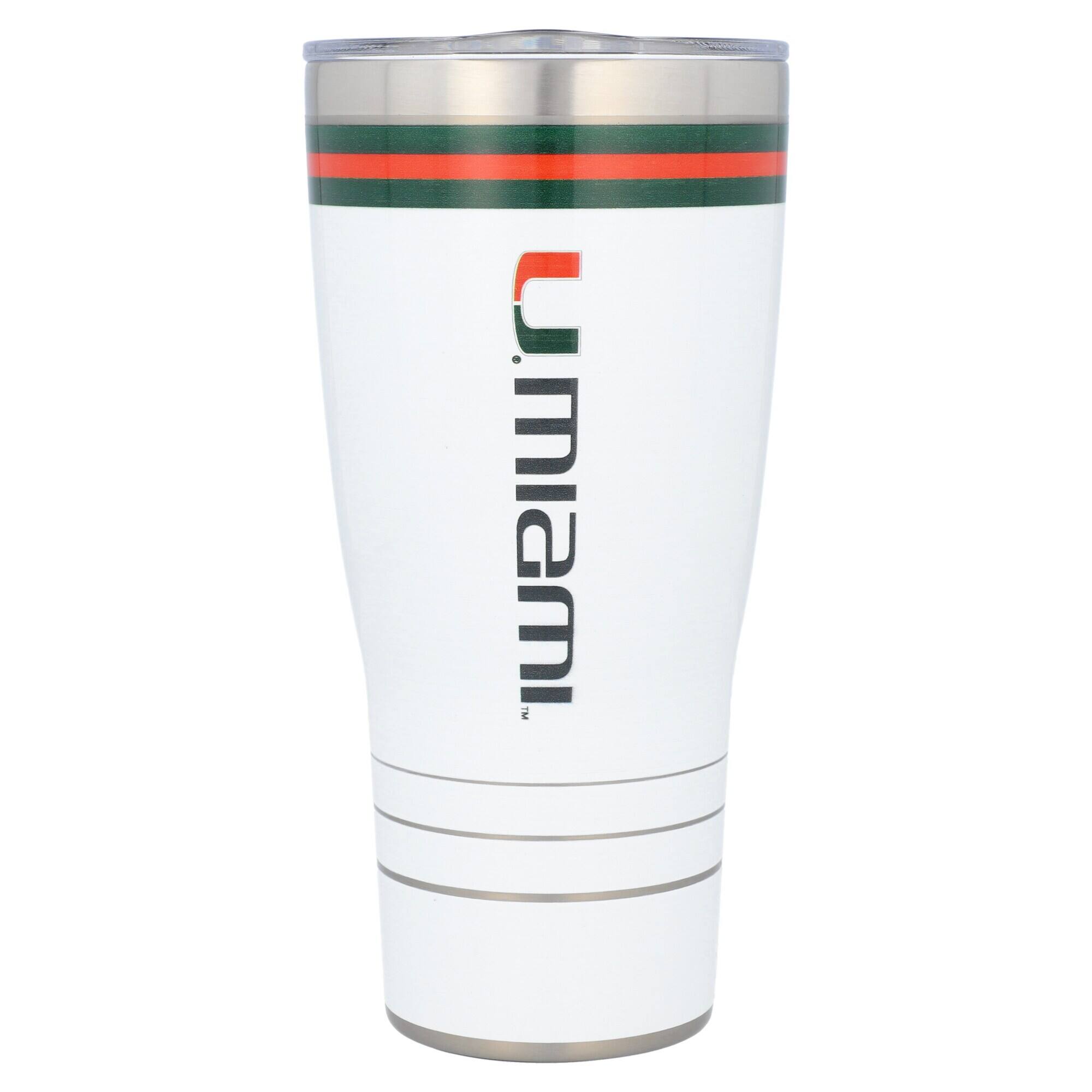 Alt View 1. Tervis - Miami Hurricanes 30oz. Arctic Stainless Steel Tumbler - Multicolor.