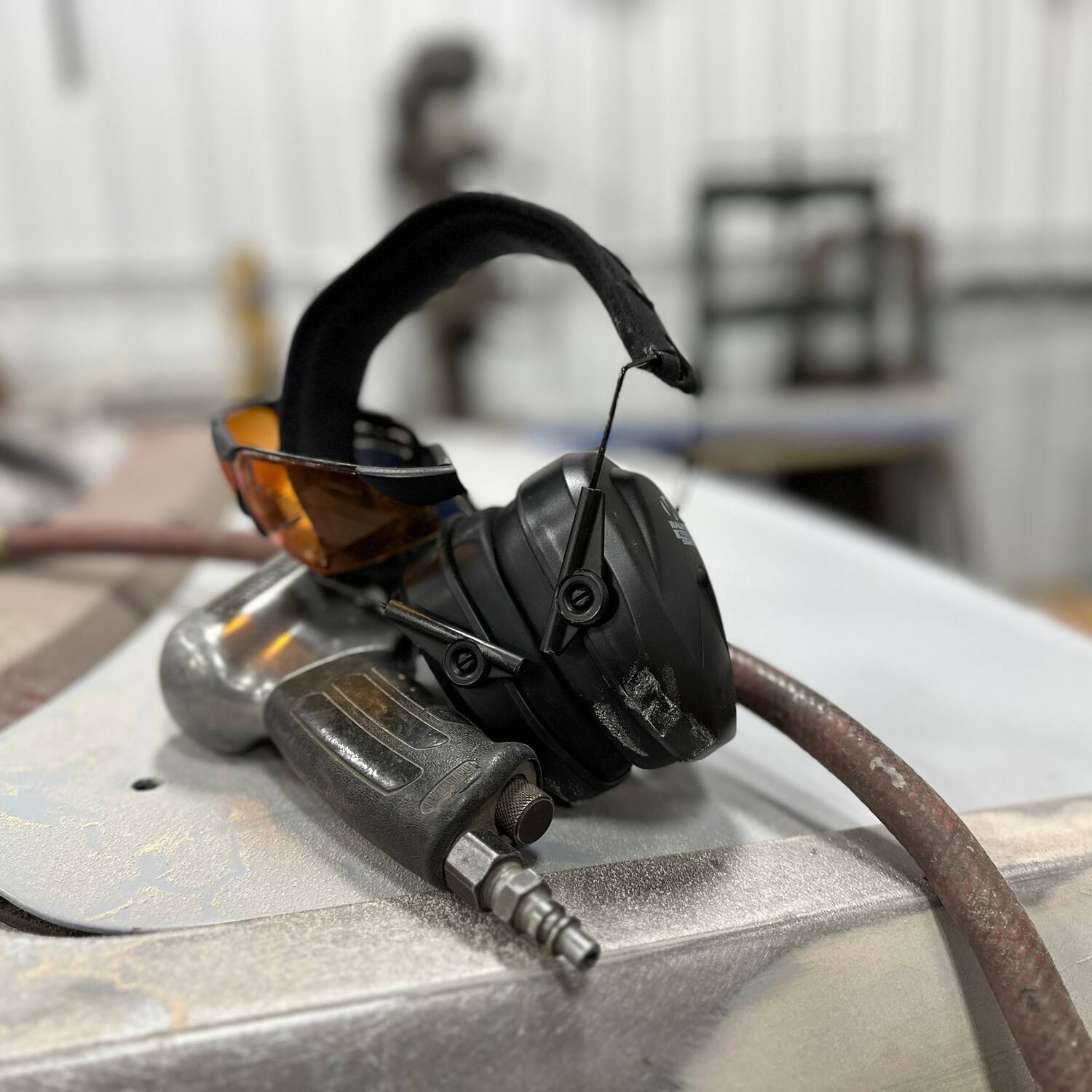 Alt View 3. Walker’s - Walker's Bluetooth Passive Ear Muffs - Black - Black.