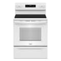 Whirlpool - 30 in. Wide 5 element 5.3 cu. ft. Freestanding Electric Range with Cooktop Flexibility - White