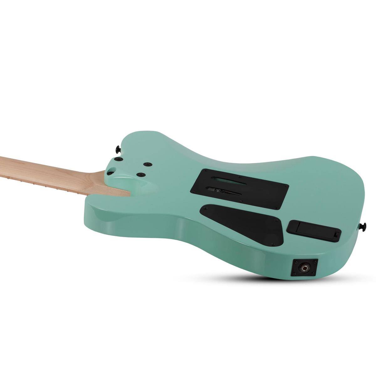 Alt View 3. Schecter - Schecter Sun Valley Super Shredder PT FR Electric Guitar, Maple Fingerboard, Seafoam Green.
