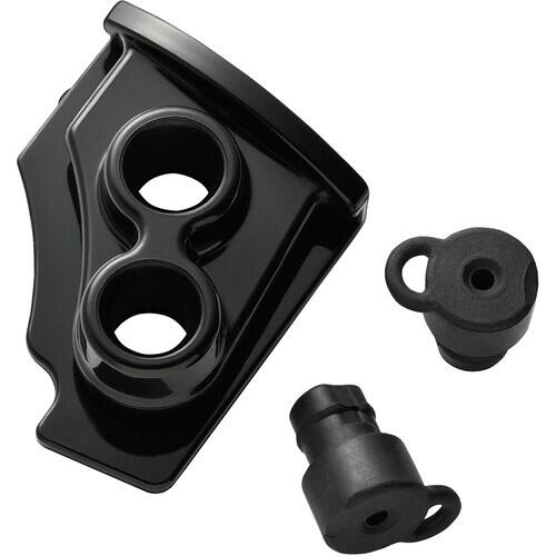 Angle. OM System - Optical Fiber Cable Adapter for Underwater Housing and External Strobe Connection, Spare Replacement Accessory - Black.
