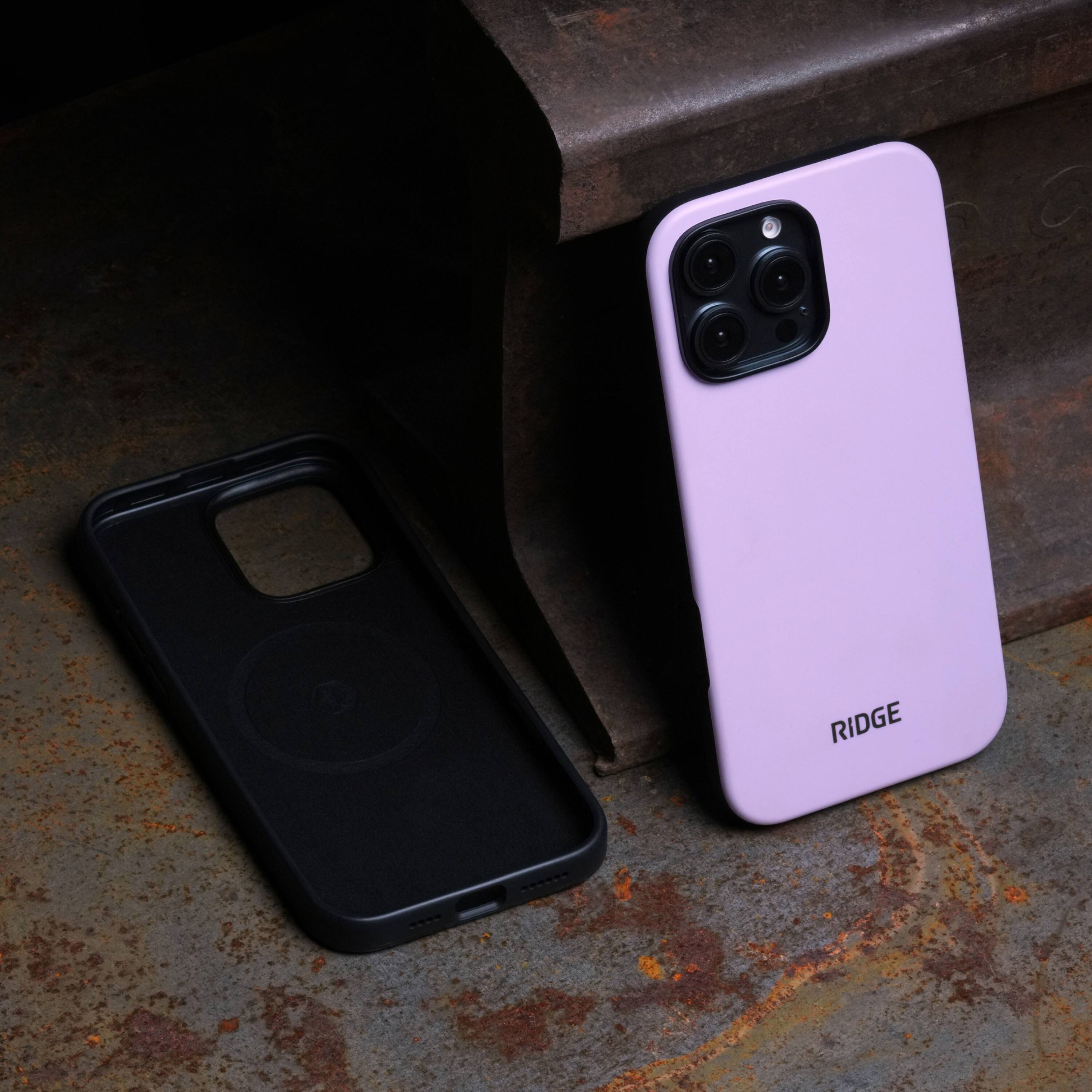 Alt View 7. The Ridge Wallet - Everyday Phone Case - IPhone 16 Pro Max - Lavender - Lavender.