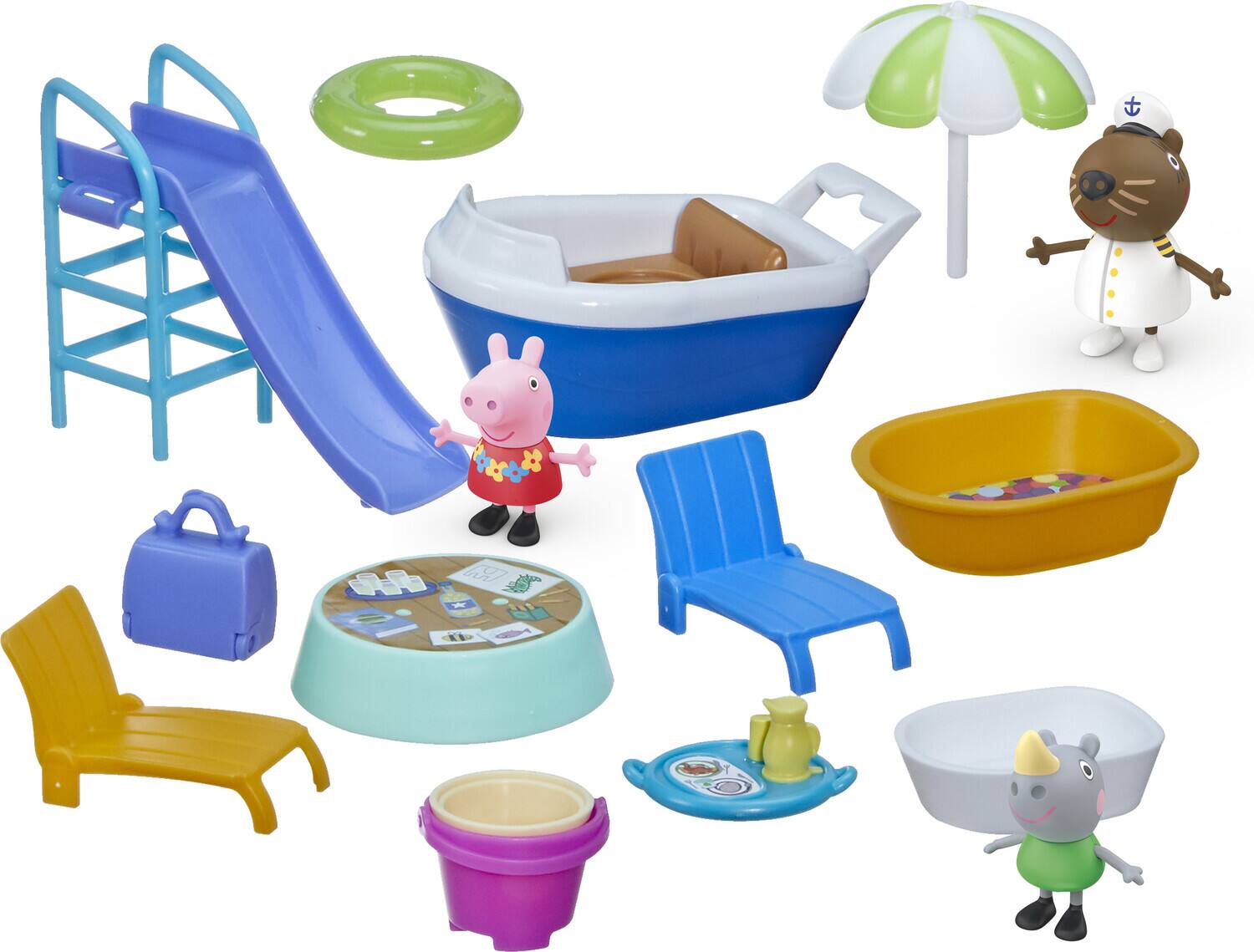 Alt View 3. Hasbro - Hasbro Collectibles - Peppa Pig - Peppa's Cruise Ship Playset   - Collectibles - Multicolor.