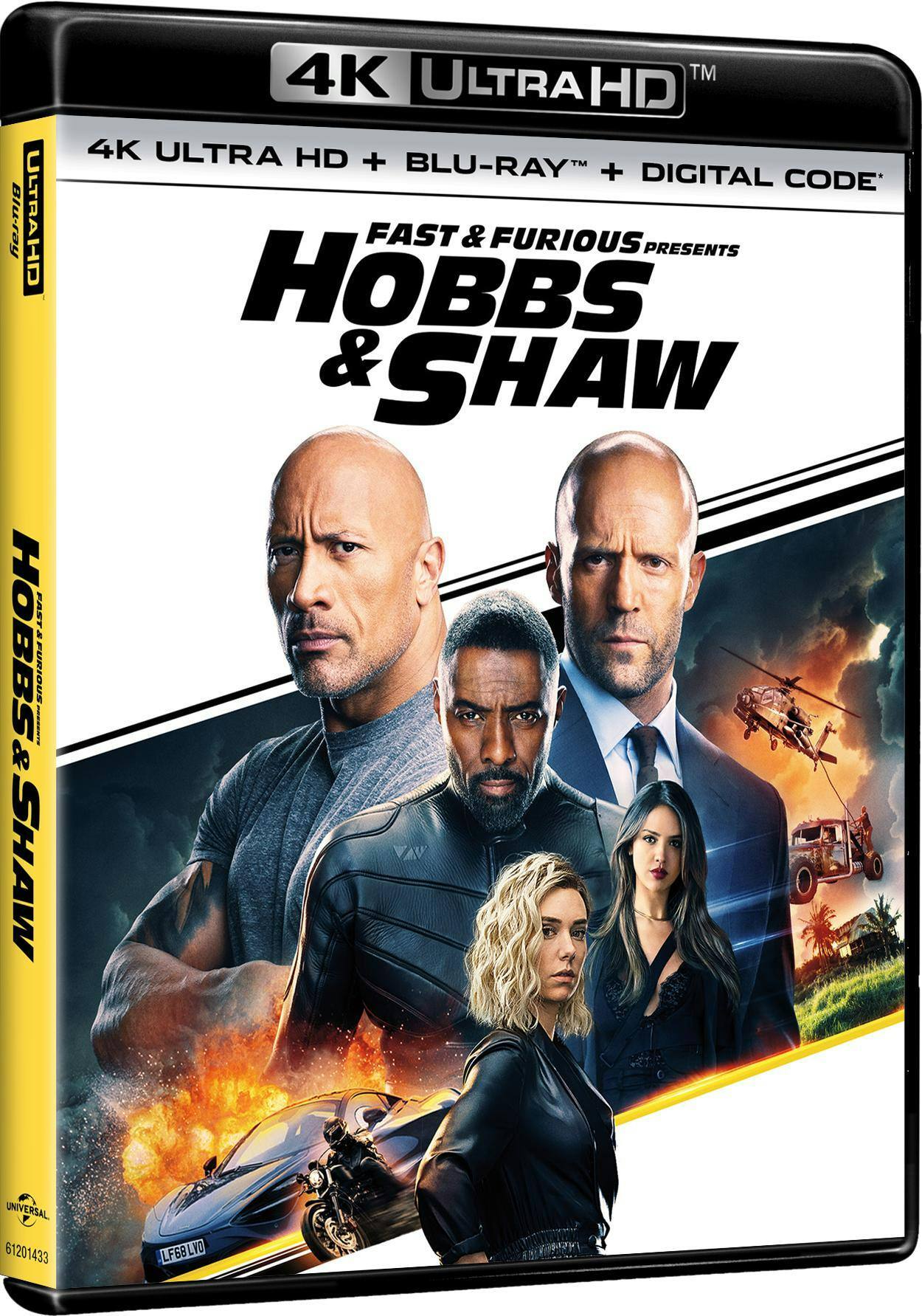 Angle. Fast & Furious Presents: Hobbs & Shaw (4K Ultra HD + Blu-ray + Digital HD) [UHD].