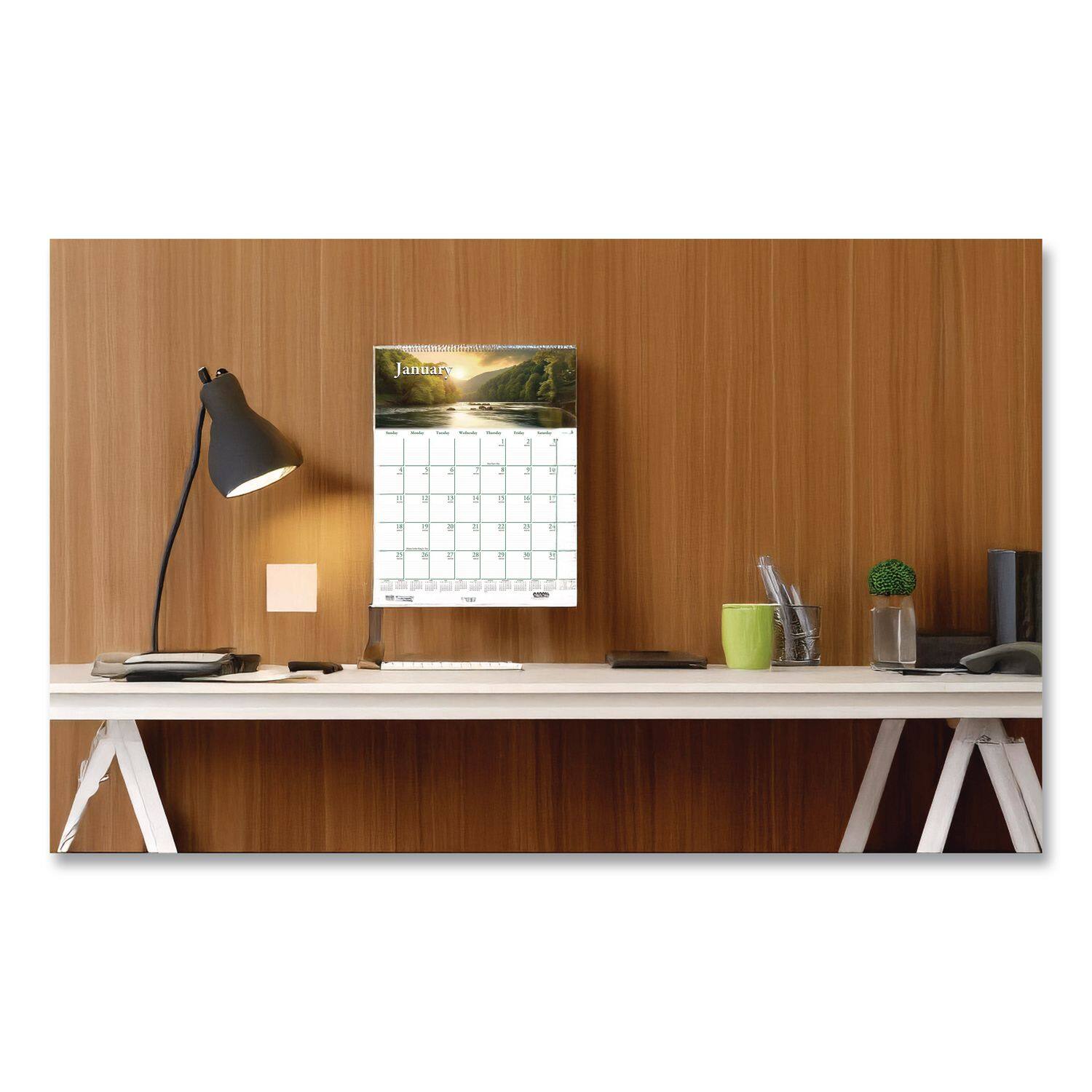 Back. House of Doolittle - House of Doolittle Earthscapes Recycled Monthly Wall Calendar 12 Month January 2026 to December 2026.