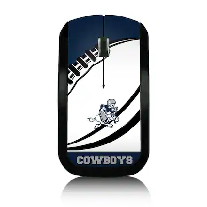 Front. Keyscaper - Dallas Cowboys Passtime Design Wireless Mouse - Multicolor.