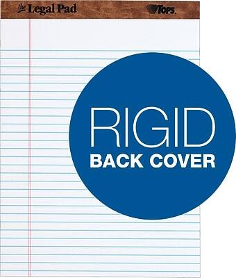 The Legal Pad  
Tops.  

RIGID BACK COVER