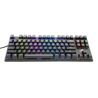 YEYIAN - Spark Series 2000 Blue Switch Wired Gaming Keyboard with RGB Lighting - Model: YAT1804-EN - Black