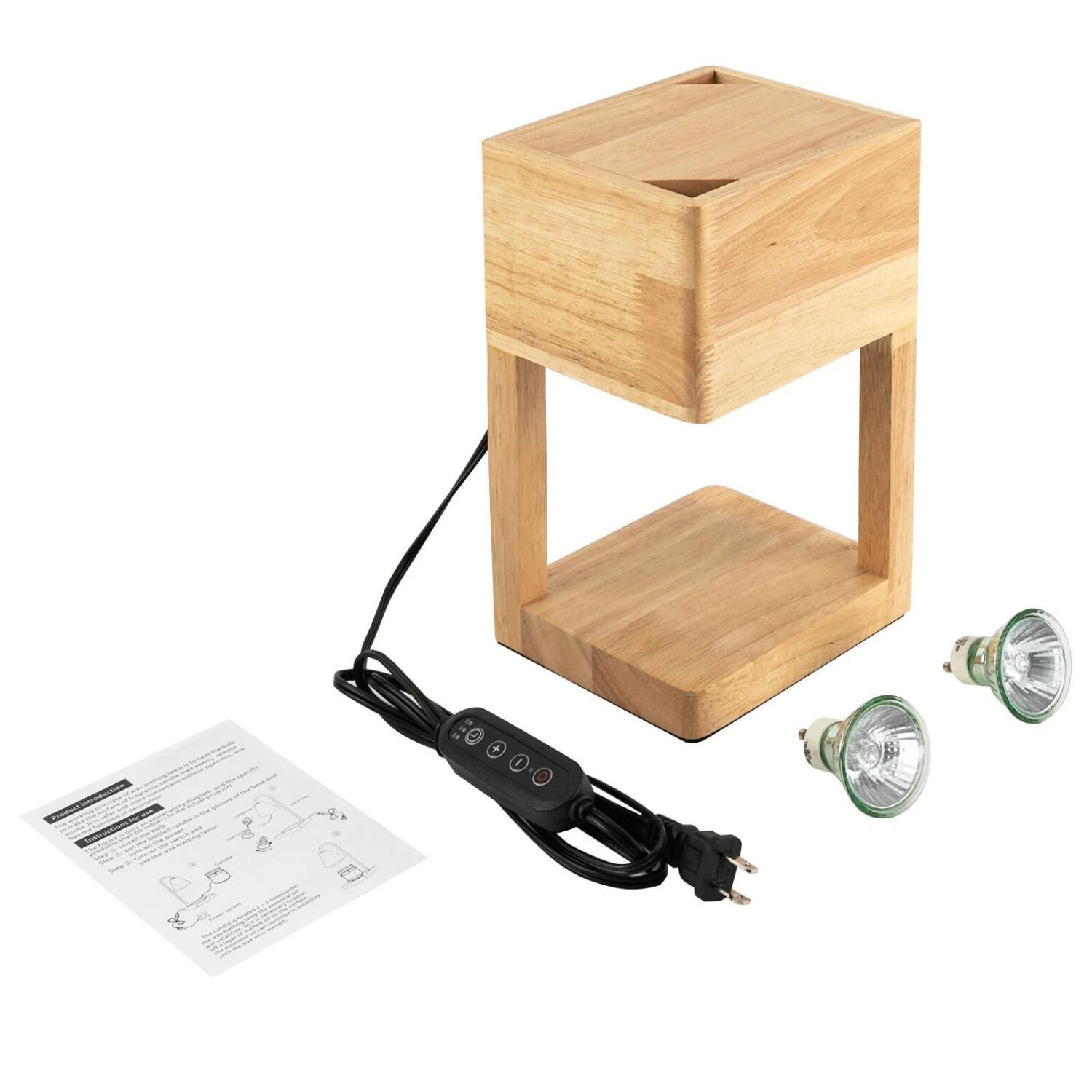 Back. Stock Preferred - Table Lamp Candle Warmer Lamp Wax Melter - Brown.