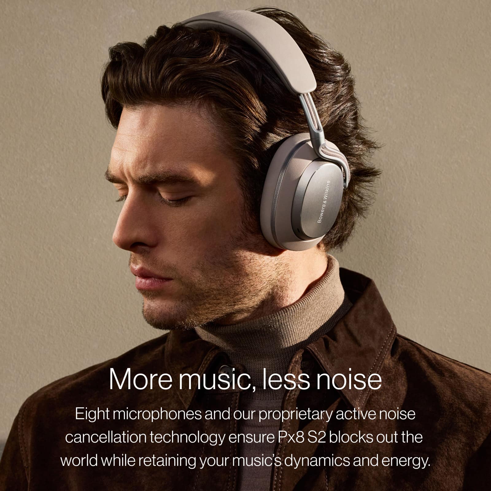 Bowers & Wilkins B&W Px8 S2 Over Ear Wireless Headphones