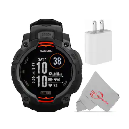 TORCH GARMIN CTRL SAT 1 GPS LIGHT 38 8:47 10 MENU - UP x 5:56 99d DOWN 10 72 BACK ABC SET SOLAR TED'S Electronics