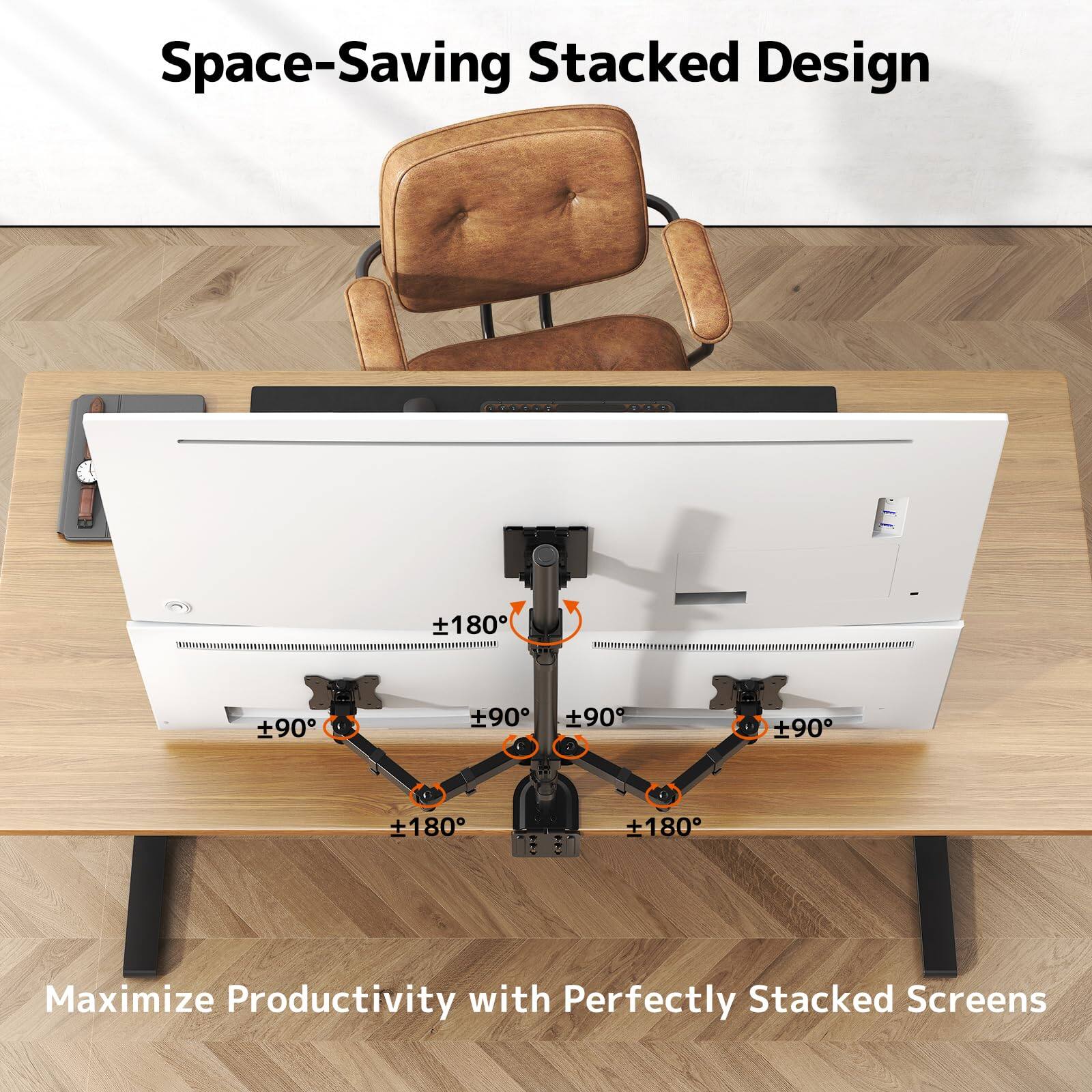 Space-Saving Stacked Design

Maximize Productivity with Perfectly Stacked Screens