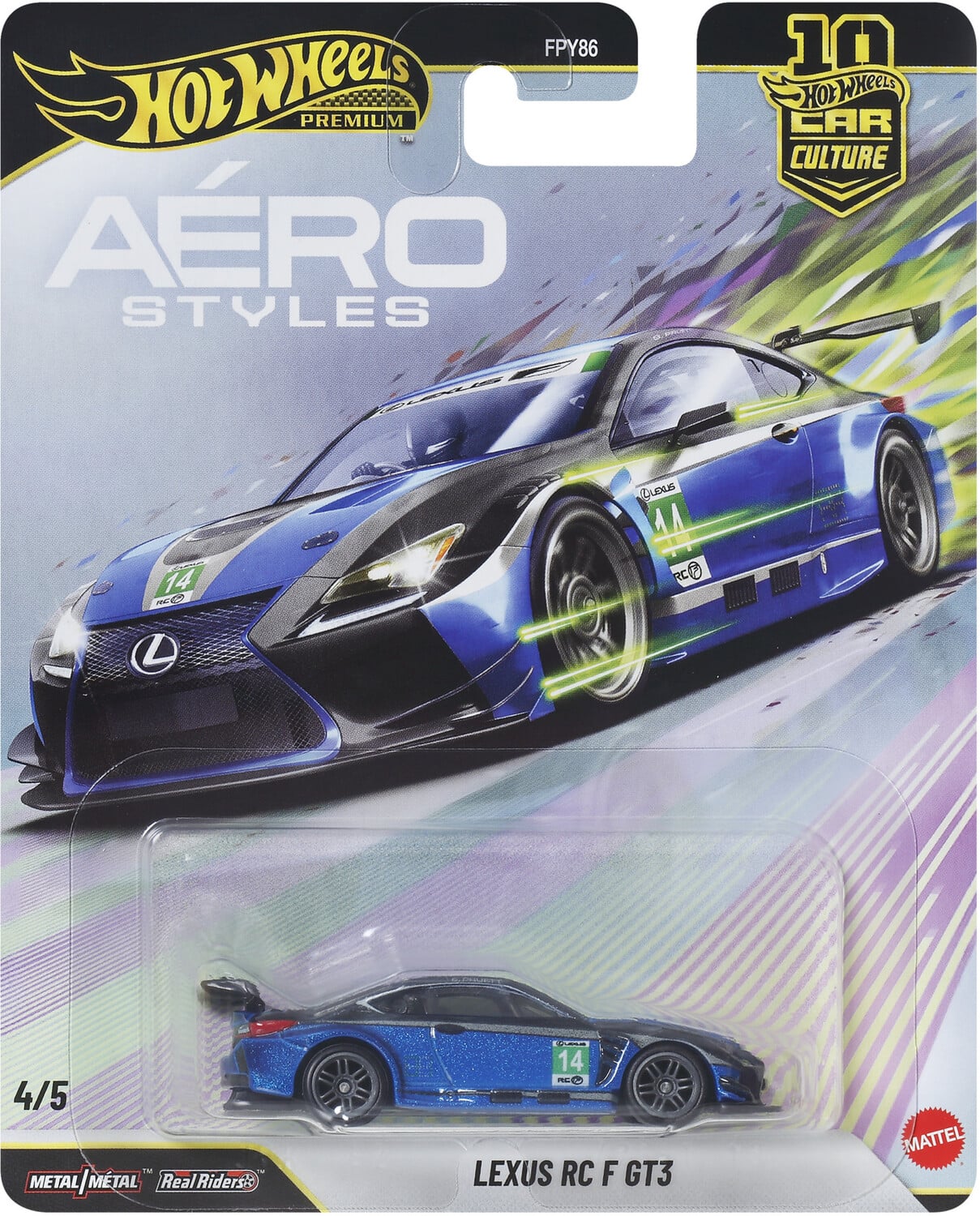 Mattel - Hot Wheels Premium: Aéro Styles Lexus RC F GT3 - COLLECTIBLES - Multicolor price history on PriceWatchPro