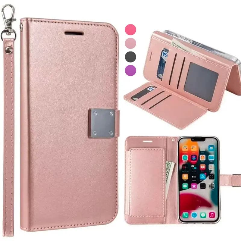 Entronix Case for iPhone 17 Pro max Foldable Leather Wallet, Card