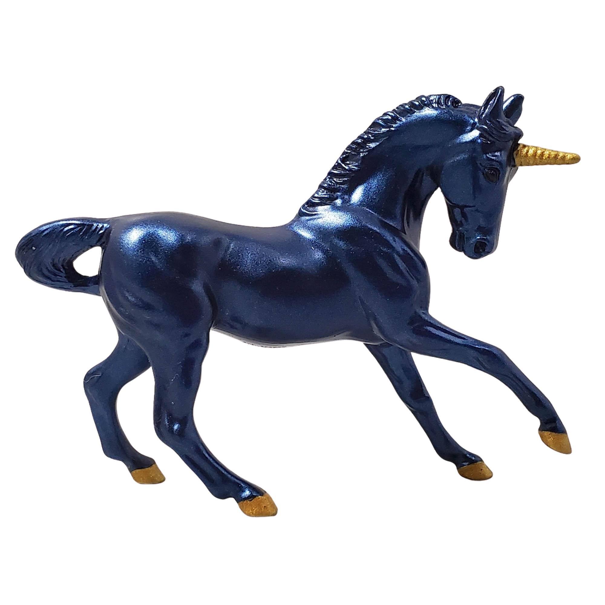 Alt View 3. Breyer - Breyer Unicorn Treasures 1:32 Scale Model Horse | Topaz - Yellow.