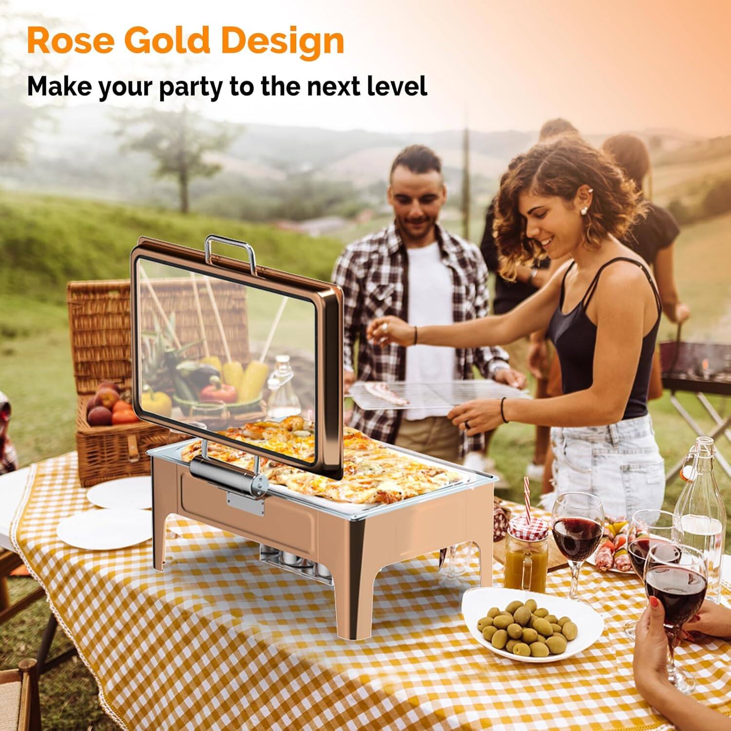 Rose Gold Design  
Make your party to the next level