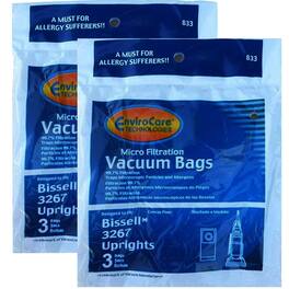EnviroCare - 6-Pack Allergy Vacuum Bags for Bissell 3267 PowerGlide & Velocity