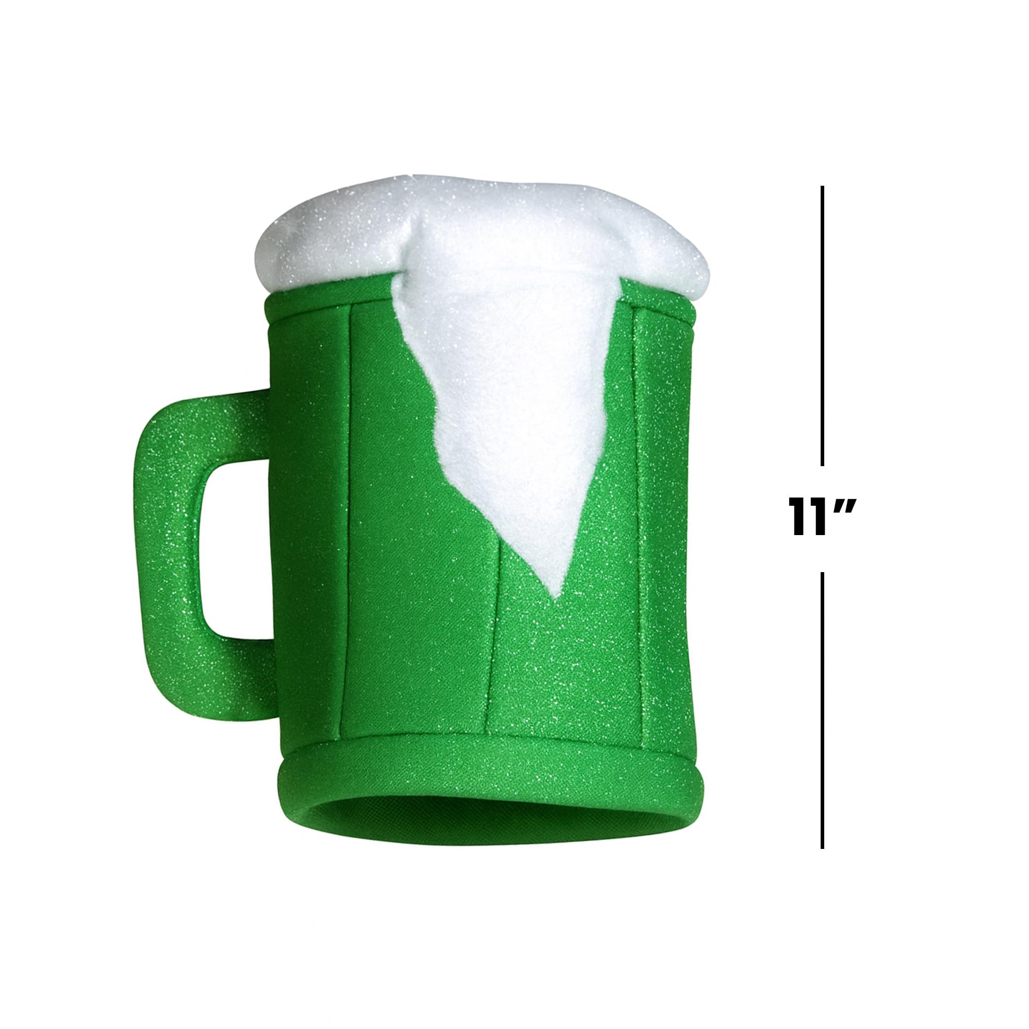 Alt View 2. Rasta Imposta - Green Beer Mug Adult Costume Hat - Green.