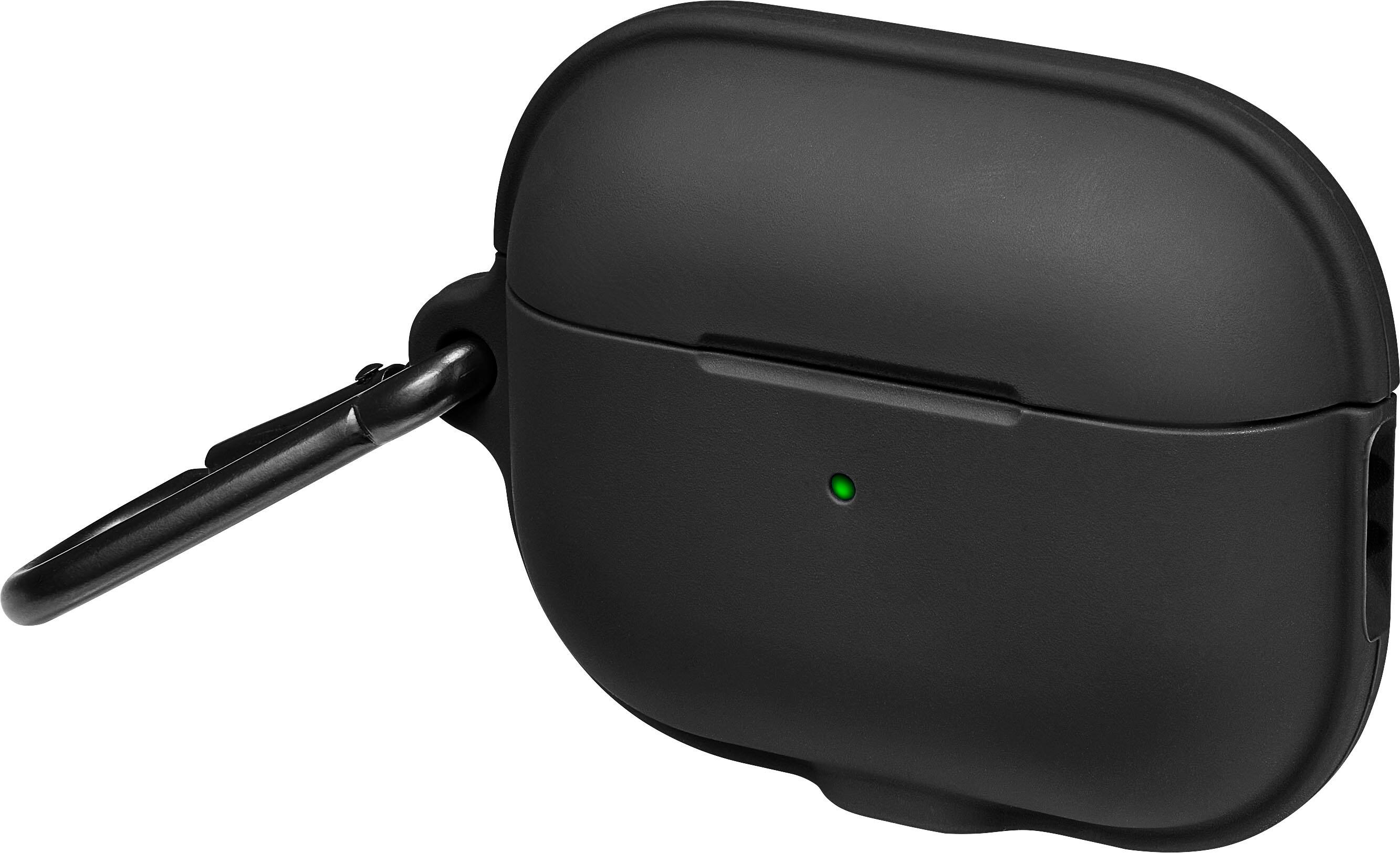 Alt View 14. Insignia™ - Case + Cleaning Tool for Apple AirPods Pro 1st and 2nd Generation - Black.