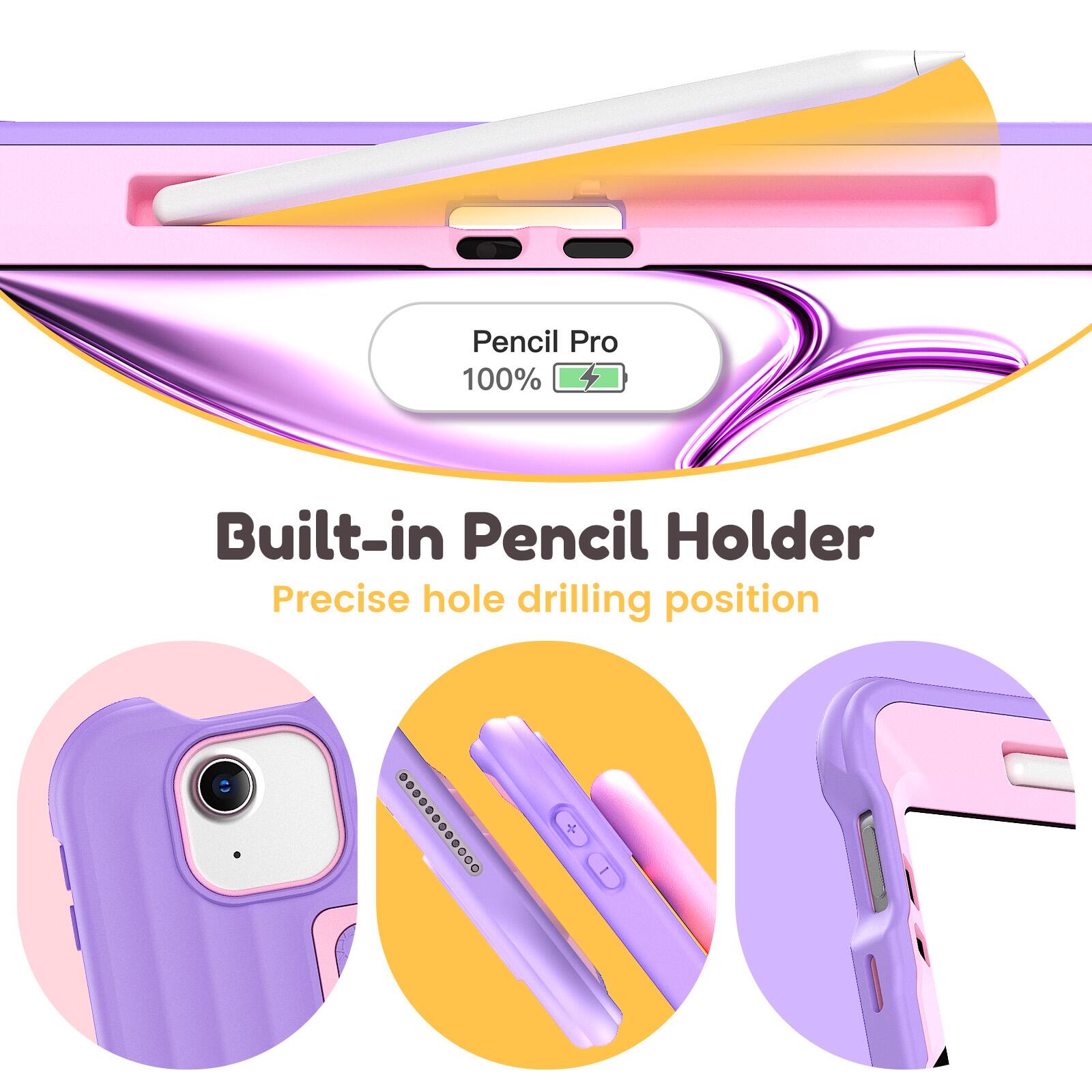 Pencil Pro 100% Built-in Pencil Holder Precise hole drilling position