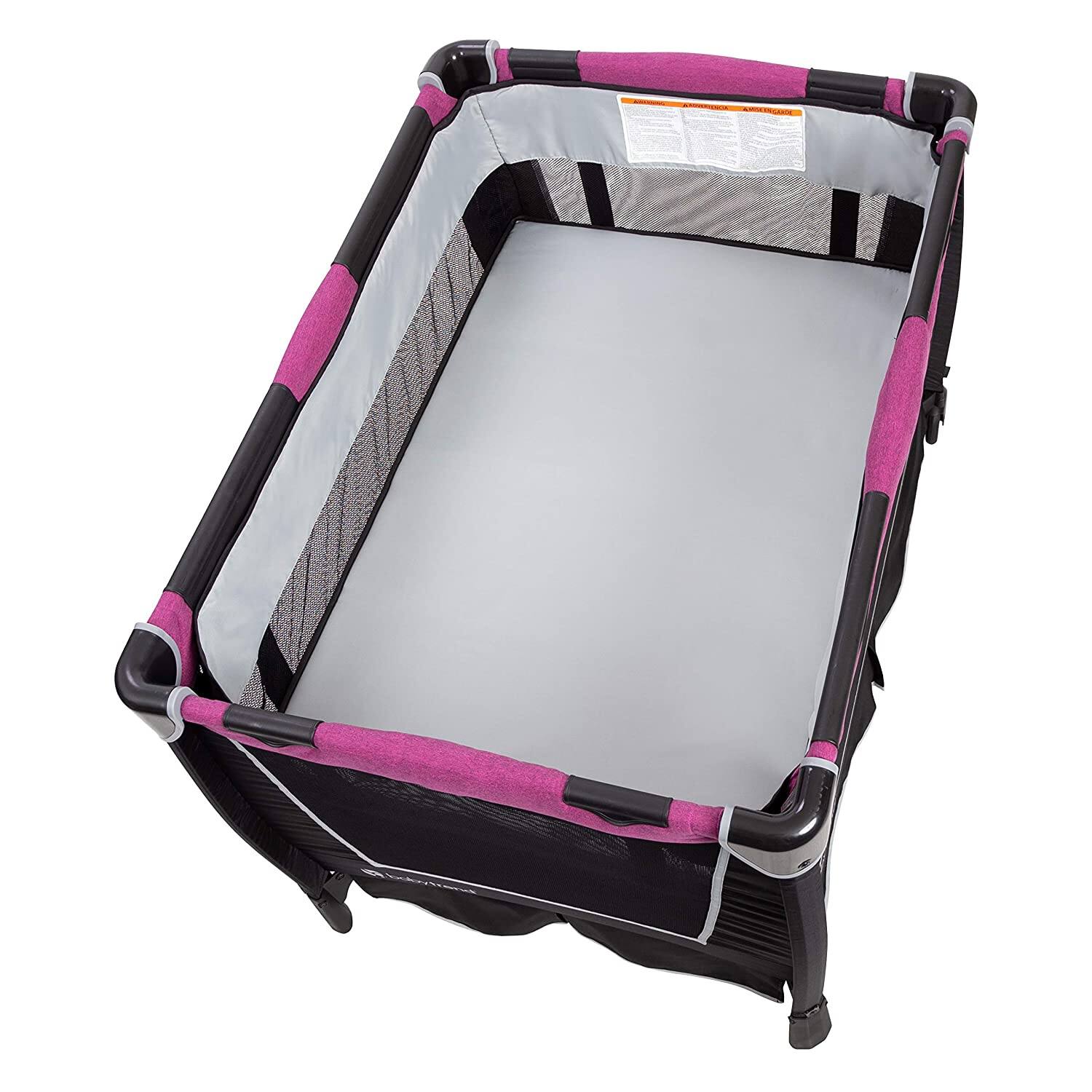 Alt View 5. Baby Trend - Baby Trend Retreat Portable Nursery Center w/ Bassinet & Changing Table, Purple - Purple.