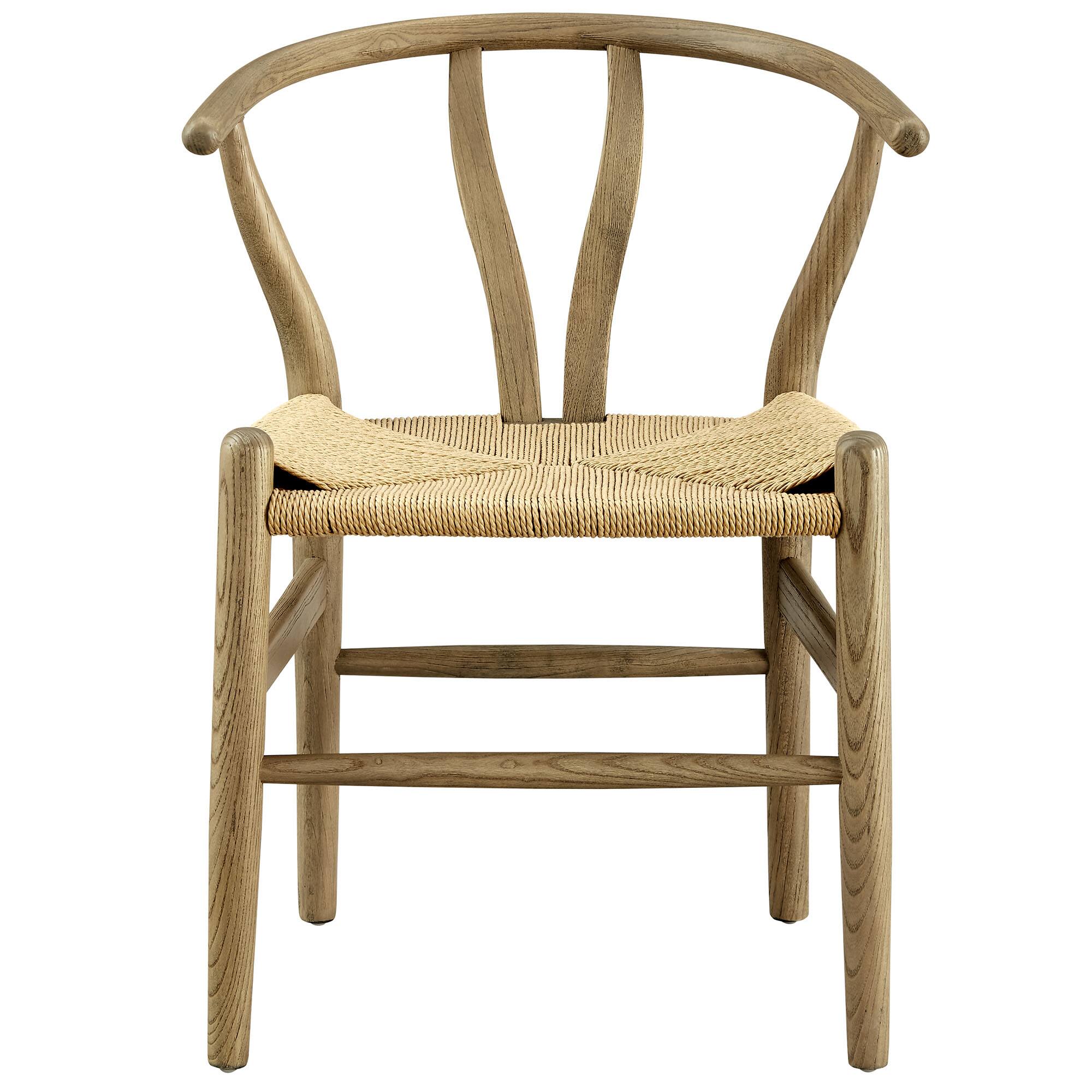 Alt View 2. Modway - Amish 29" Wood Dining Chair by Modway - Gray.