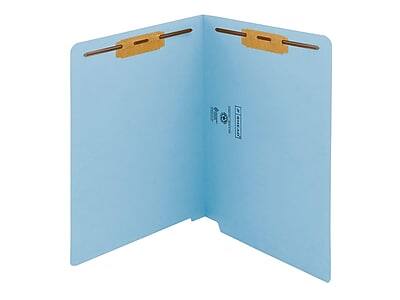 Smead - Shelf-Master Recycled Reinforced Classification Folder, 3/4" Expansion, Letter Size, 50/Box - Blue