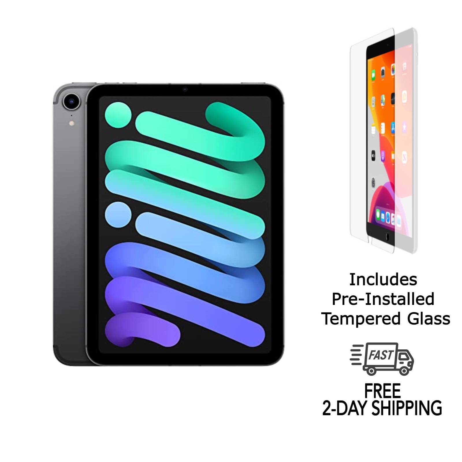 Includes Pre-Installed Tempered Glass  
FAST FREE 2-DAY SHIPPING