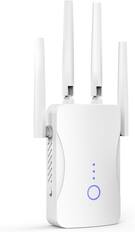 Front. Core Tech - WiFi Extender 300Mbps 2.4GHz Signal Booster with Ethernet Port & Access Point Mode – Wireless Range Extender for Home, S.