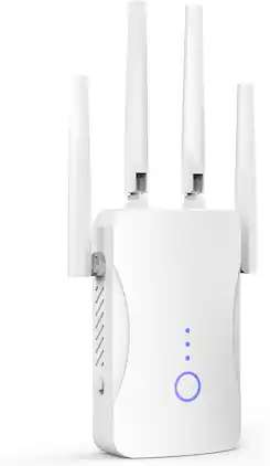 Core Tech - WiFi Extender 300Mbps 2.4GHz Signal Booster with Ethernet Port & Access Point Mode – Wireless Range Extender for Home, S