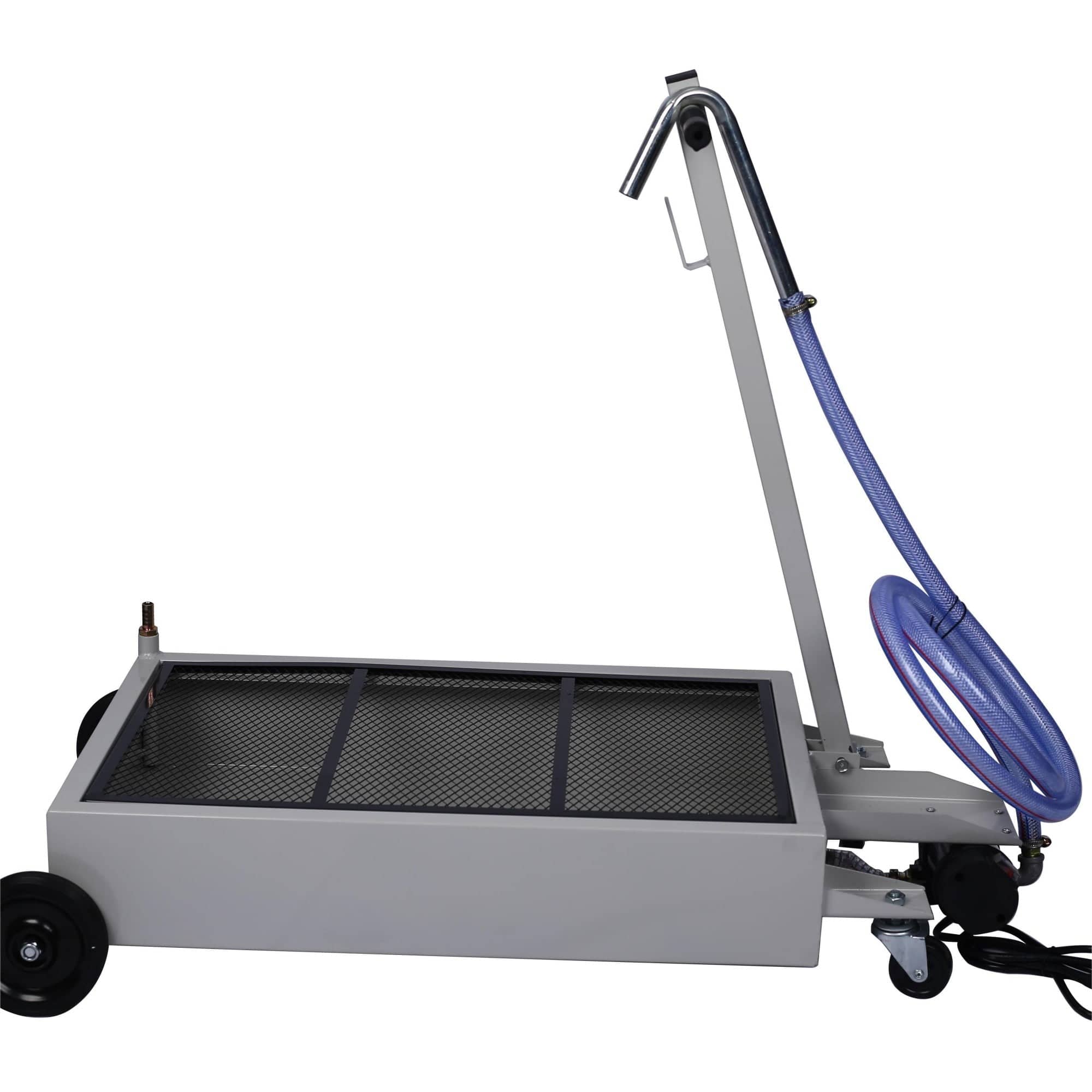 Boyel Living - 15 Gal. Low-Profile Oil Drain with Electric Pump - Beige