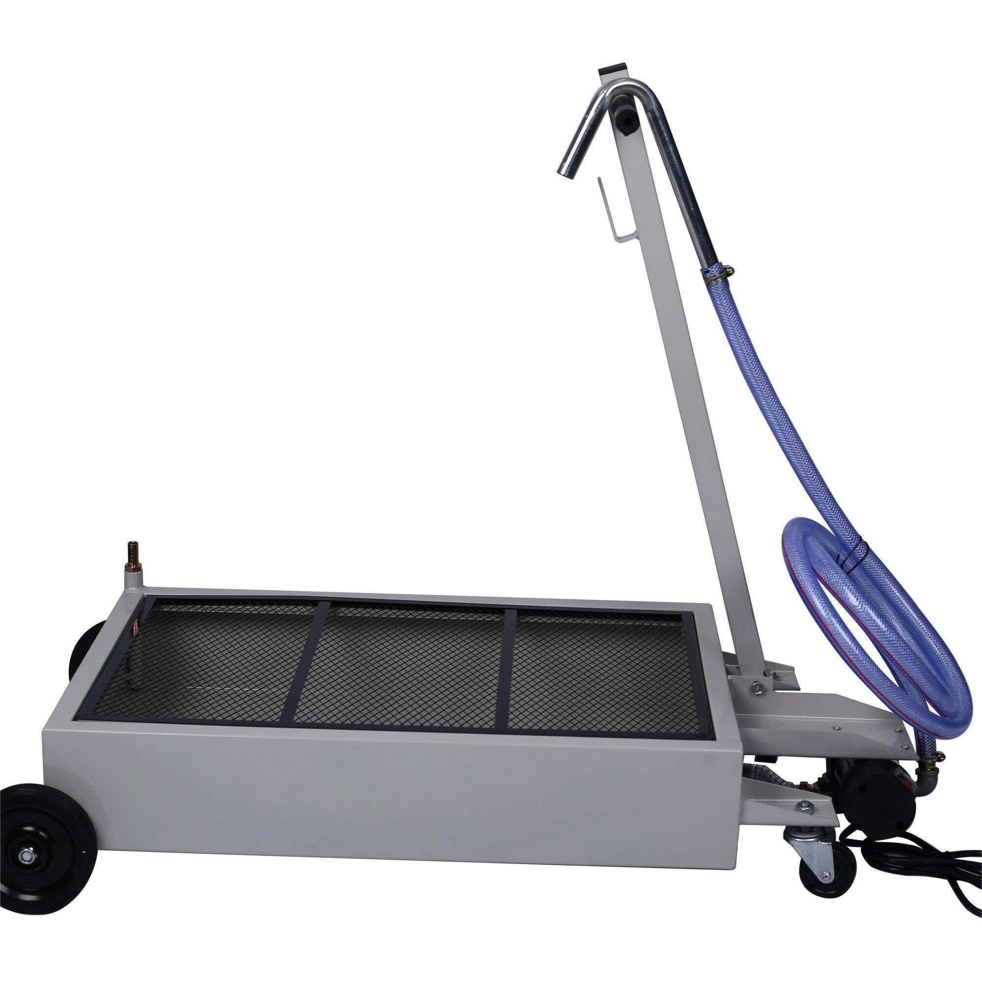 Front. Boyel Living - 15 Gal. Low-Profile Oil Drain with Electric Pump - Beige.