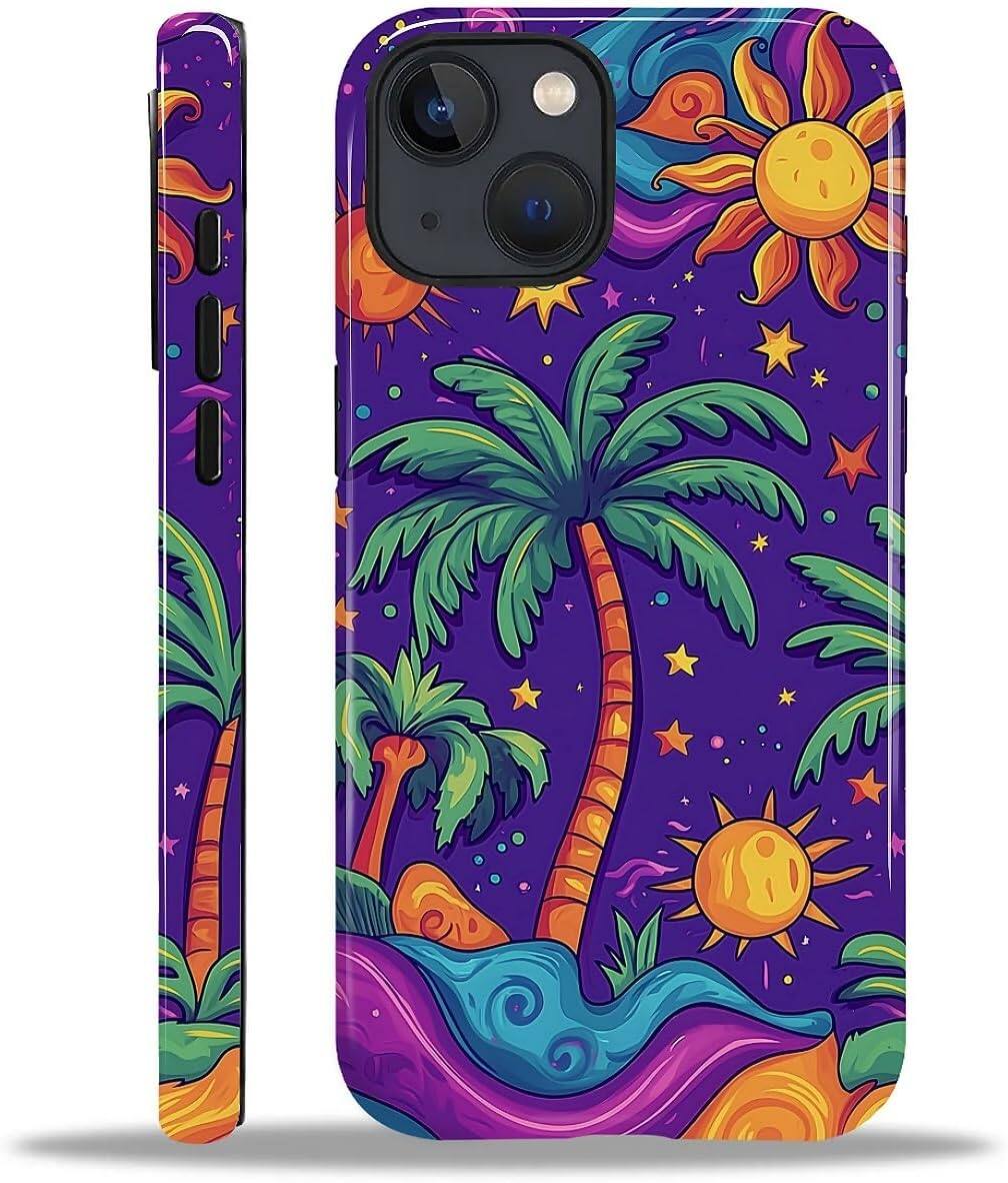 Palm Trees Stars Sun