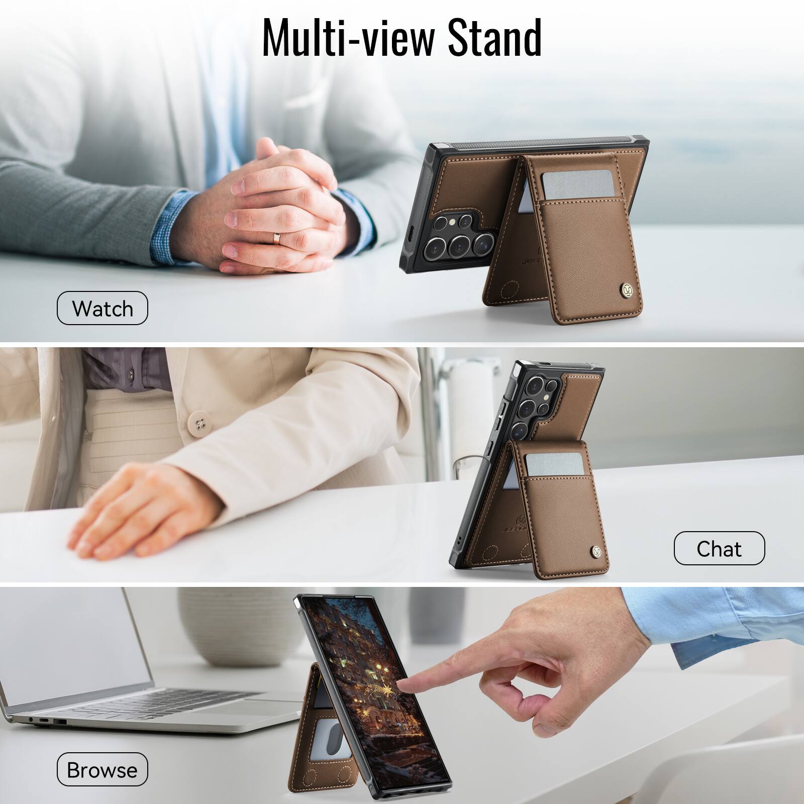 Multi-view Stand

- Watch
- Chat
- Browse