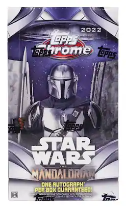 2022 Topps Chrome Star Wars The Mandalorian Beskar Edition Hobby Box