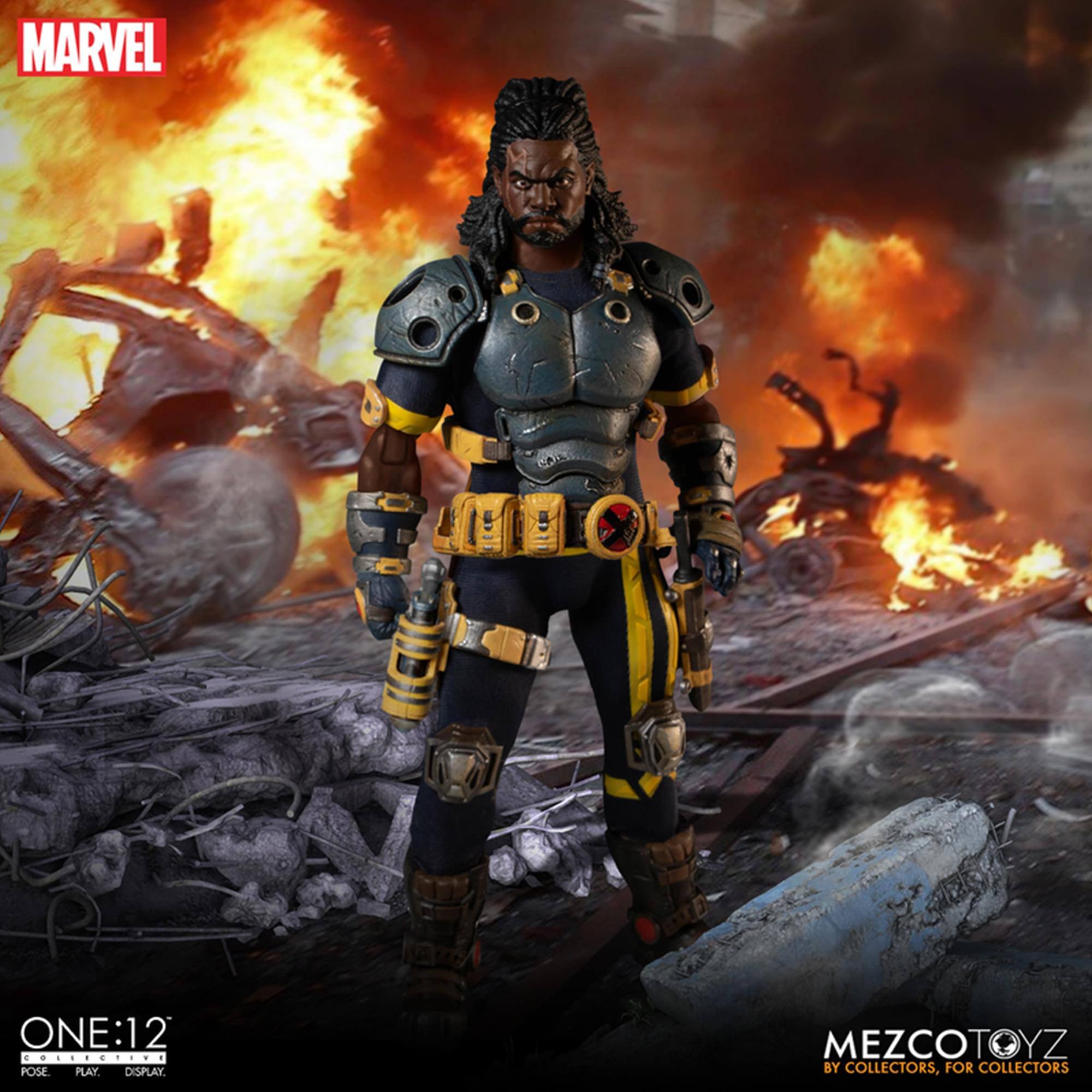 MARVEL ONE:12  
POSE. PLAY. DISPLAY.  
MEZCOTOYZ BY COLLECTORS, FOR COLLECTORS