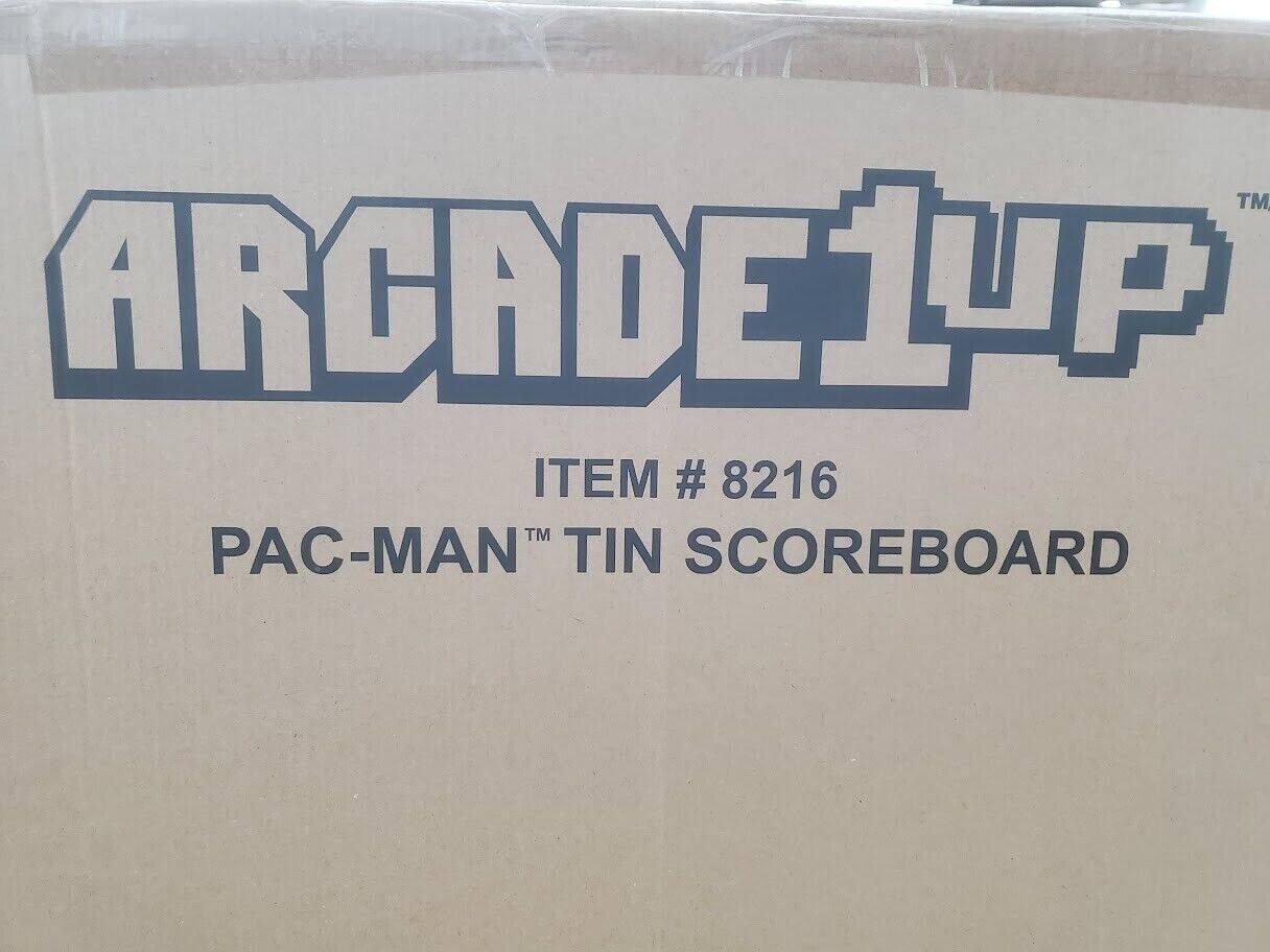 ARCADE1UP  
ITEM # 8216  
PAC-MAN™ TIN SCOREBOARD