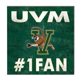 Jardine - Vermont Catamounts 10" x 10" #1 Fan Plaque - Green