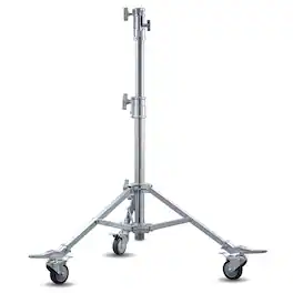 Godox - 5.5' Heavy-Duty Roller Stand, Small, Silver