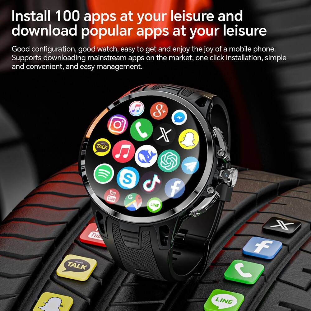 Install 100 apps at your leisure and download popular apps at your leisure. Good configuration, good watch, easy to get and enjoy the joy of a mobile phone. Supports downloading mainstream apps on the market, one click installation, simple and convenient, and easy management.