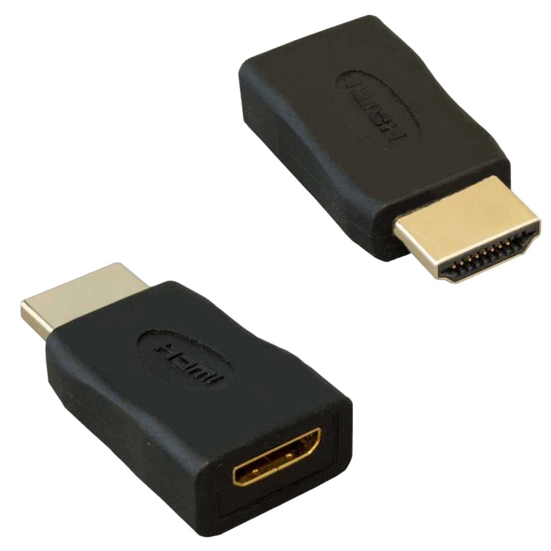 Front. Sanoxy - Sanoxy Adapter Compatible for HDMI Male to Mini HDMI Female Adapter (2-Pack) - Black.