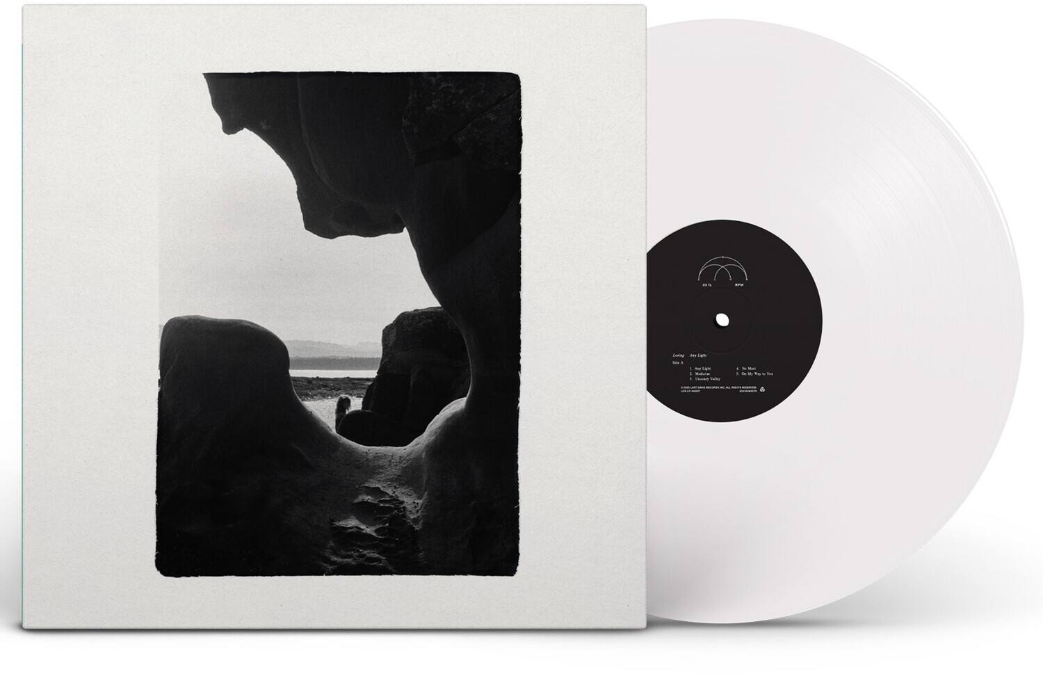 Front. Loving - Any Light - Solid White   - VINYL LP.