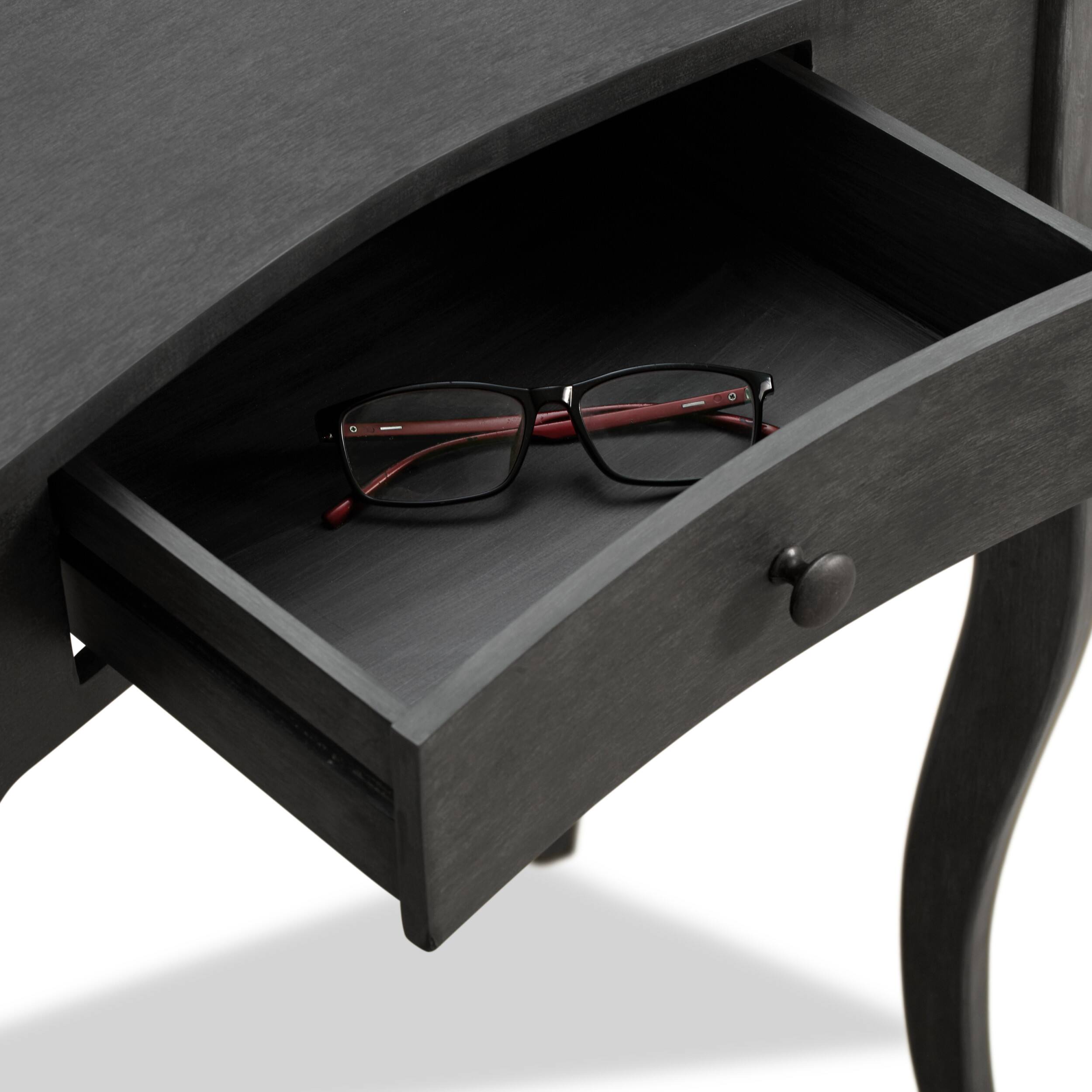 Alt View 17. Finch - Thaddeus Console Oval Table - Dark Gray.