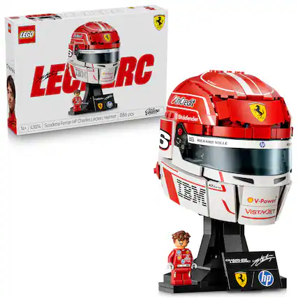 LEGO Scuderia Ferrari HP Charles Leclerc Helmet 43014
886 pcs
14+
