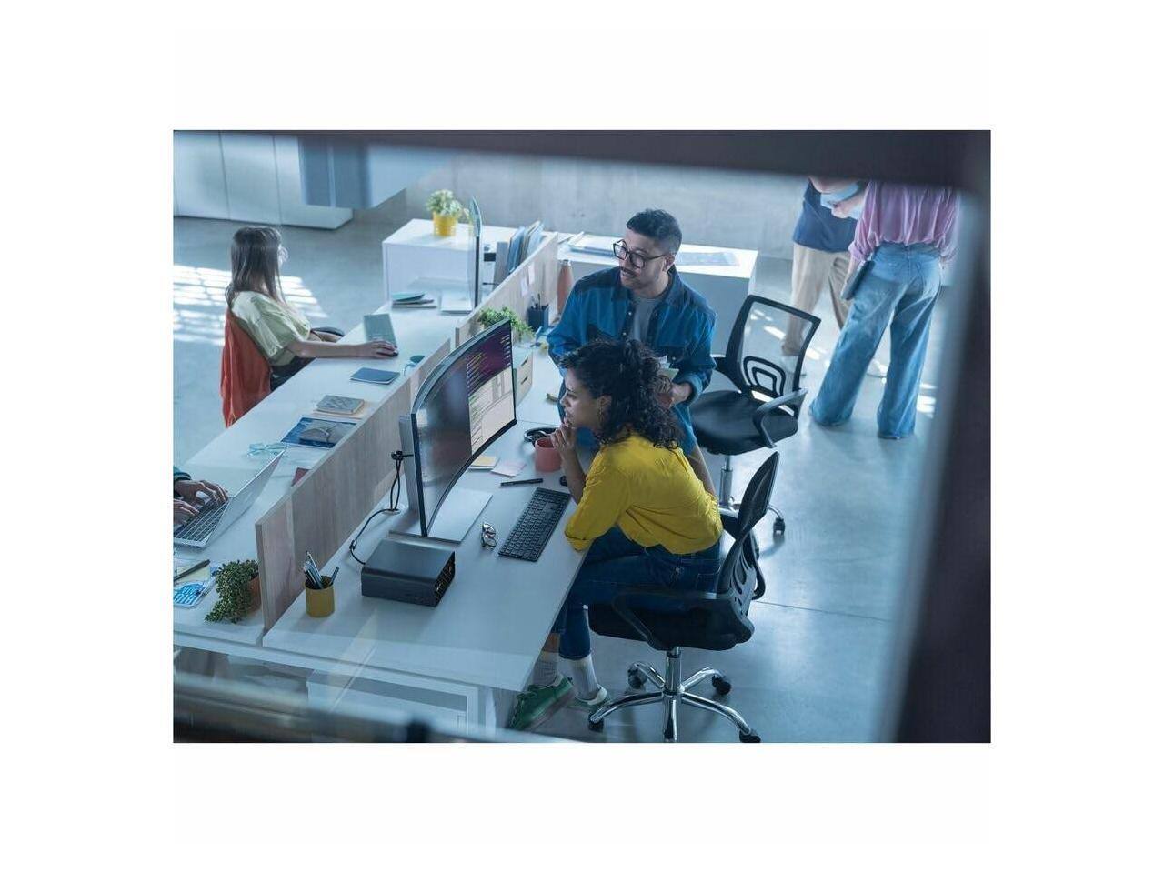 Alt View 10. HP - HP Z2 Mini G1a - Ryzen AI 385 - 64GB - 1TB SSD - Win 11 Pro - Radeon 8050S - 2.5GbE - Wireless - BN4F8UT#ABA - Black.