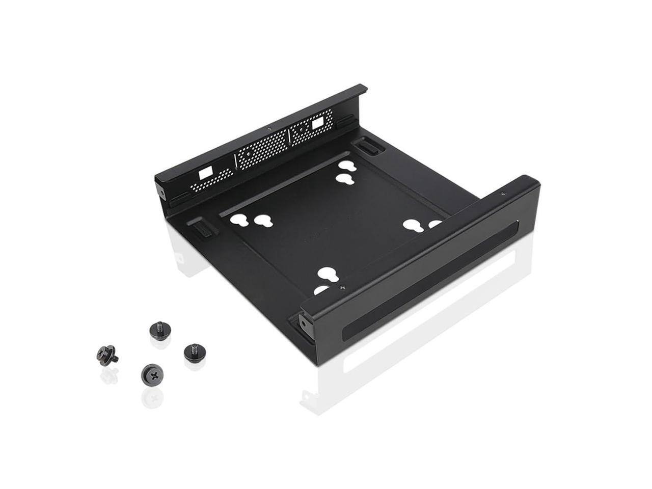 Alt View 3. Lenovo - Lenovo Mounting Bracket for Desktop Computer, Workstation - Black - Black - Black.