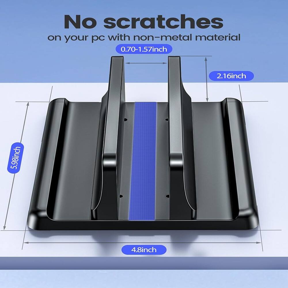 No scratches on your pc with non-metal material

0.70-1.57inch

2.16inch

5.98inch

4.8inch