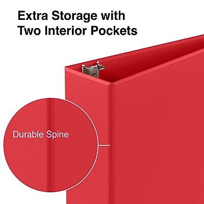 Extra Storage with Two Interior Pockets  
Durable Spine
