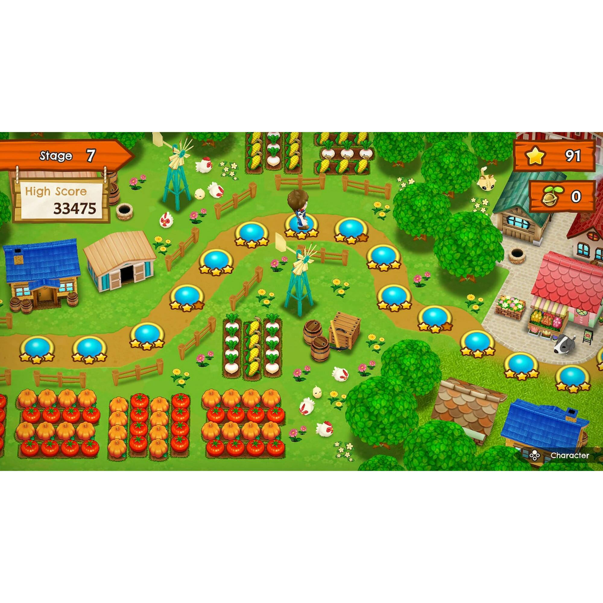 Stage 7, High Score 33475, 91, 0, Character